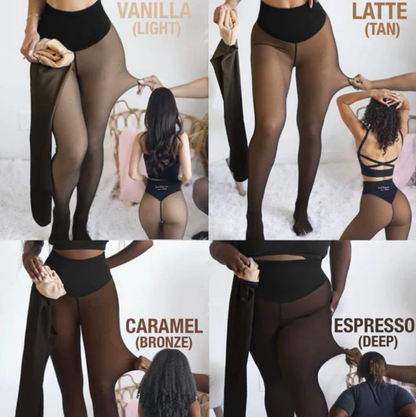 Fleece Lined Seamless Pantyhose (Copy)