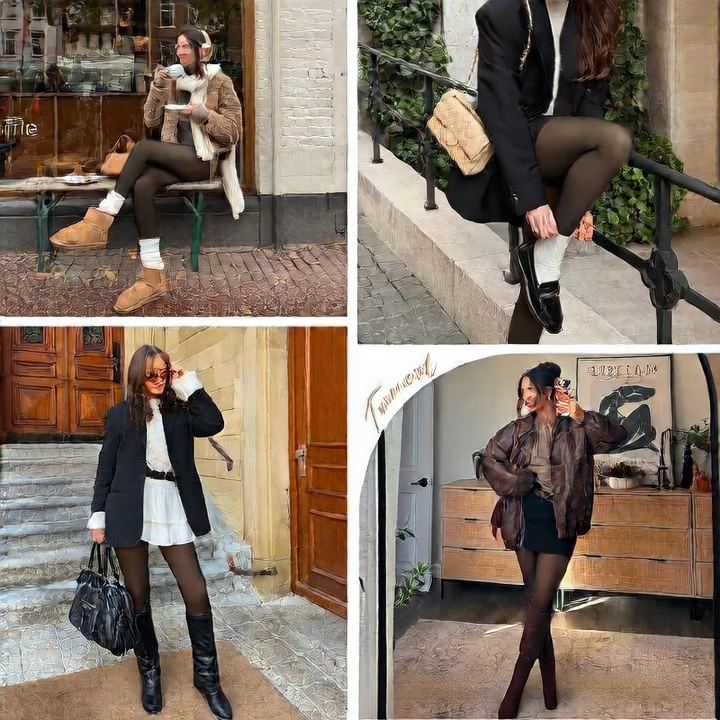 Fleece Lined Seamless Pantyhose (Copy)